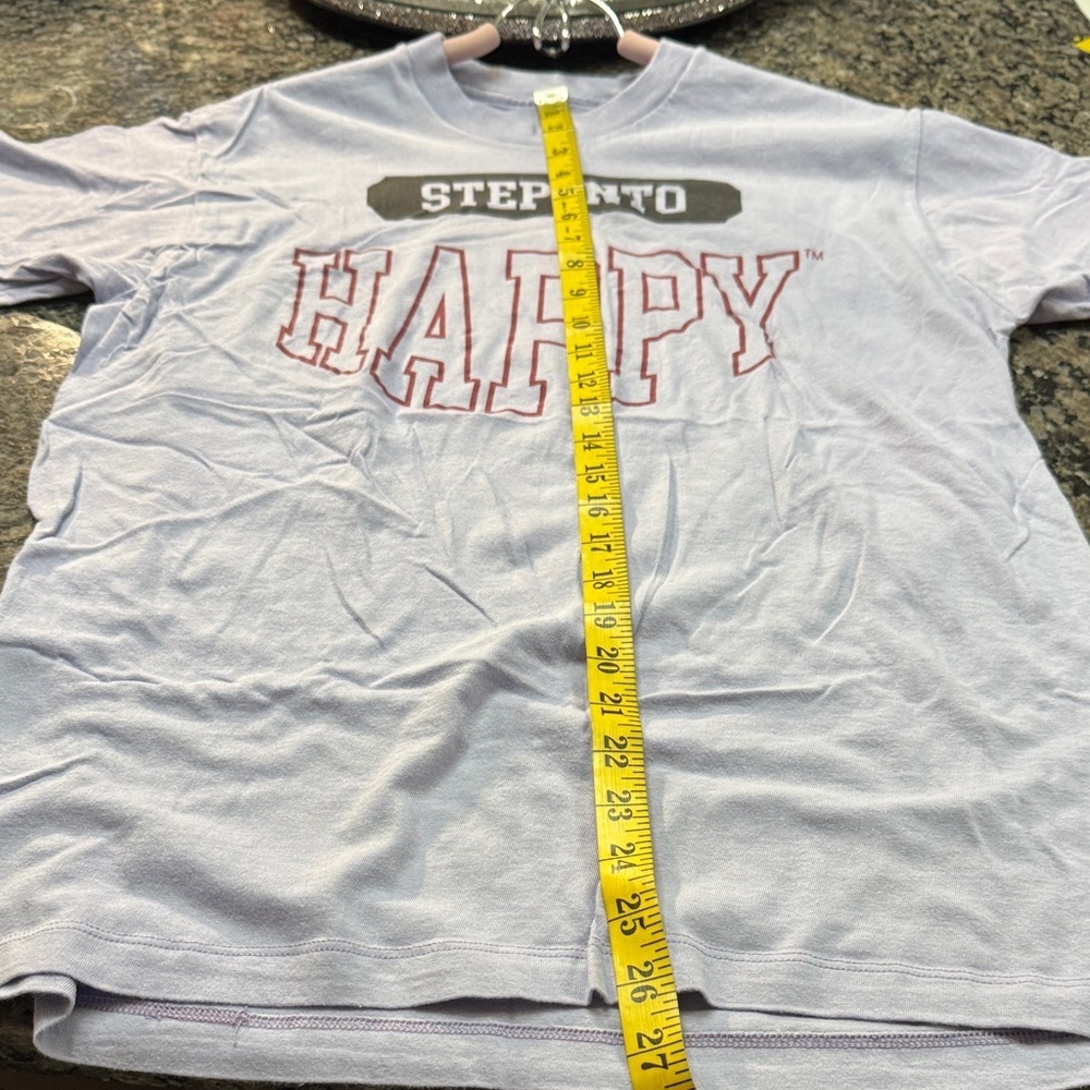 Zumba Fitness Lilac "Step Into Happy" Graphic Tee M - Picture 8 of 8
